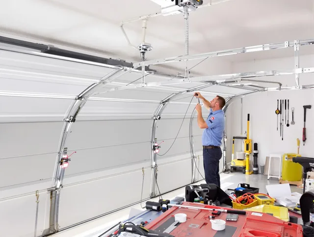 Garage door cable repair service by Azusa Garage Door Repair in Azusa