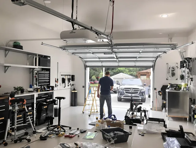 Garage door opener installation by Azusa Garage Door Repair in Azusa