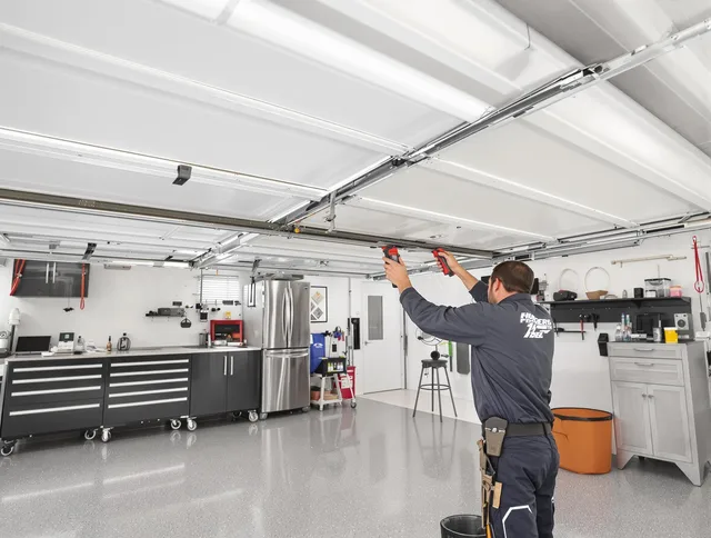 Overhead garage door repair service by Azusa Garage Door Repair in Azusa
