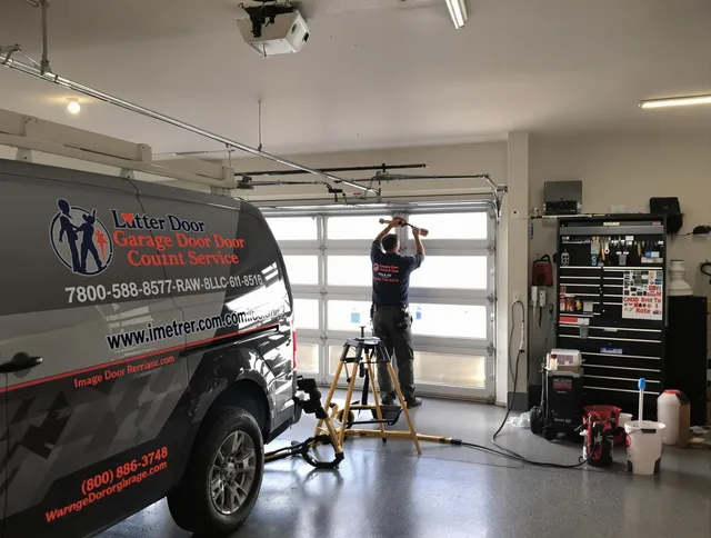 Azusa Garage Door Repair team performing same-day garage door repair in Azusa