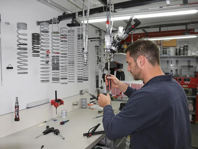 Azusa Garage Door Repair safety certified technician performing precision spring replacement in Azusa